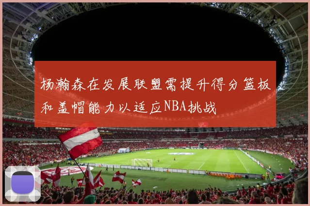 杨瀚森在发展联盟需提升得分篮板和盖帽能力以适应NBA挑战